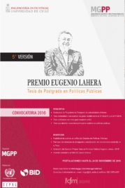 afiche premio politicas publicas Eugenio Lahera