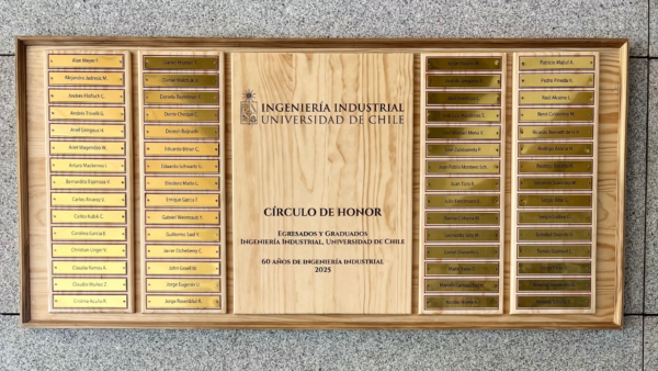 Cuadro de Honor 60 años - 2025